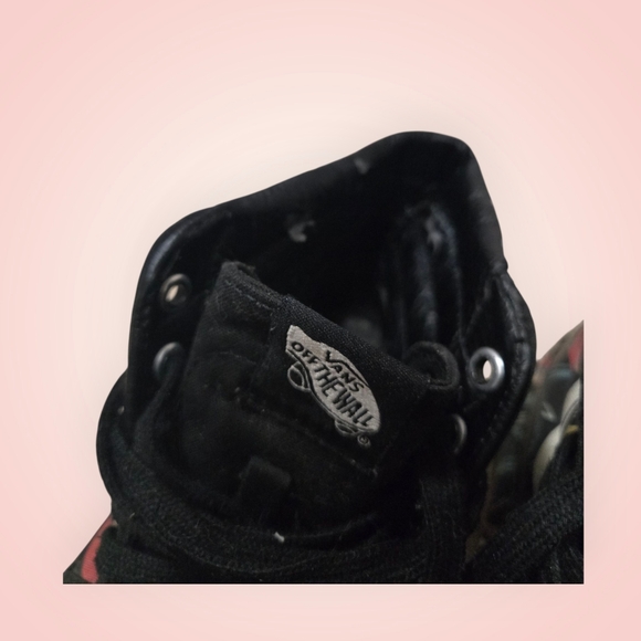 VANS Floral Black High-Top Sneakers - Picture 8 of 16